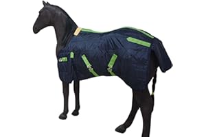 Horse Winter Blanket 39 Inch Deluxe Waterproof Horse Turnout Blanket Windproof & Warm Thicken Winter for Mini, Pony, Foal
