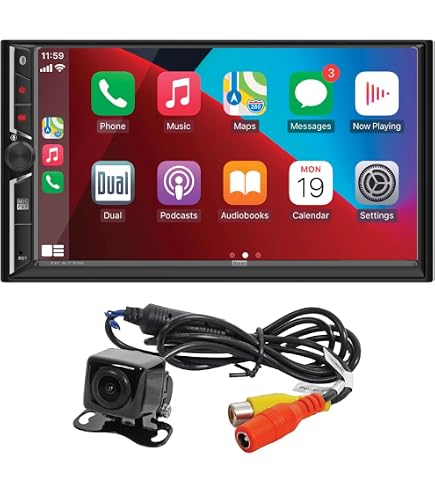 Amazon.com: Dual Electronics Dual DCPA723W 2-DIN 7