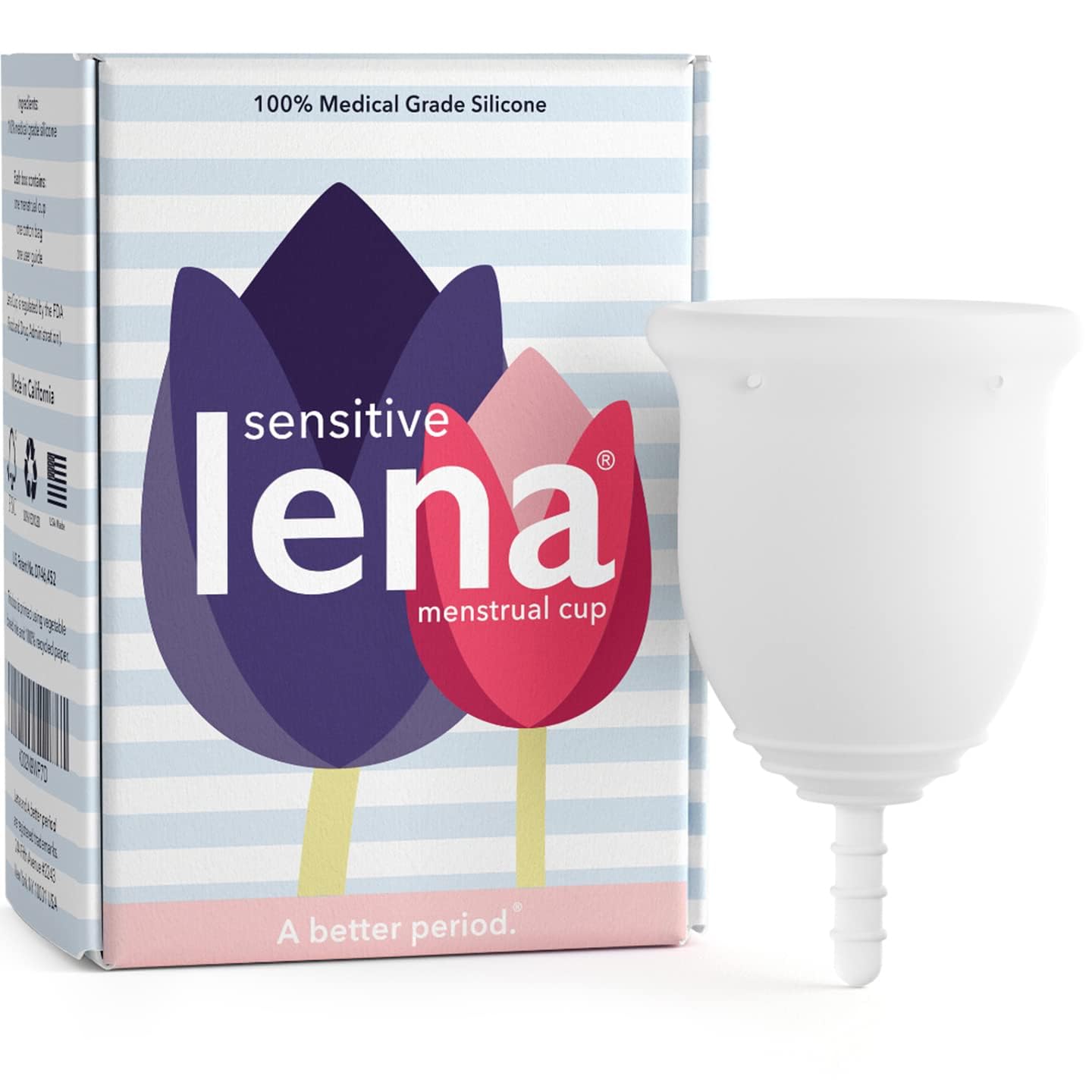 Lena Sensitive Menstrual Cup Large – Reusable