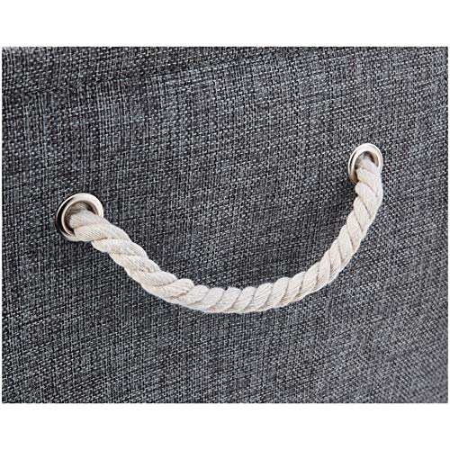 Amazon Basics Fabric Storage Basket Containers with Handles and