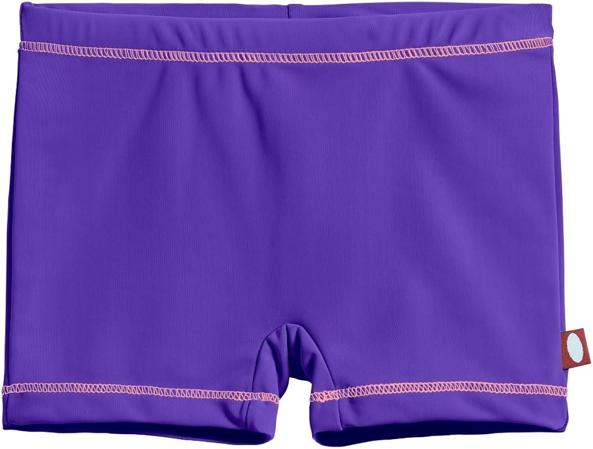 City Threads Girls' Swimming Bottom Boy Short UPF50+ Rash Guard Swim Made in USA: Clothing