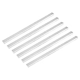 MECCANIXITY 6 Pcs Square Aluminum Flat
