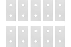 10Pcs Aluminum Joining Plates for 4040 T Slot Aluminum Extrusions 2 Hole Mending Plates Flat Straight Connection Reinforcemen