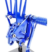 FXCNC CNC Billet Motorcycle Adjustable Rearsets Foot Pegs Rear Set