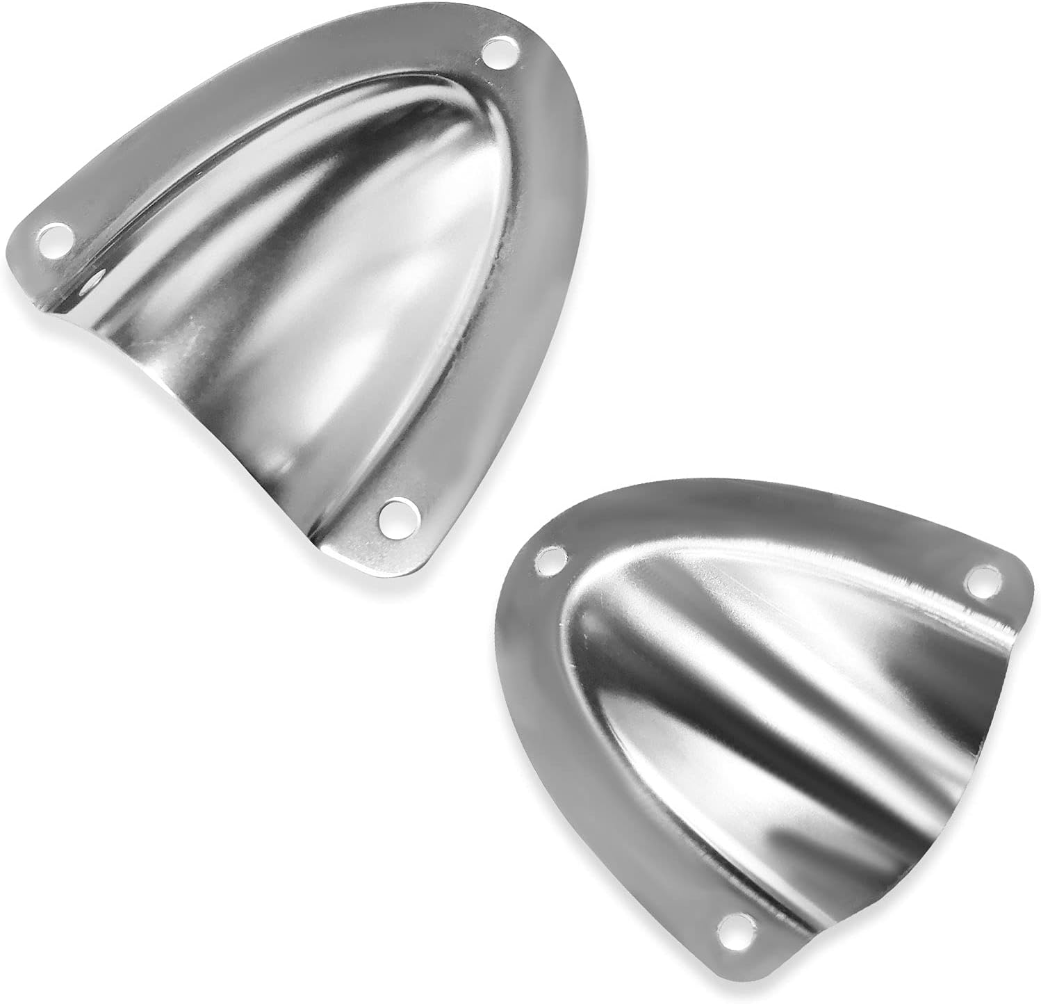 6 Pack Wire Cable Vent Cover Stainless Steel Clamshell Vent Clam Shell Vent for Boat Marine/Boat : Sports & Outdoors