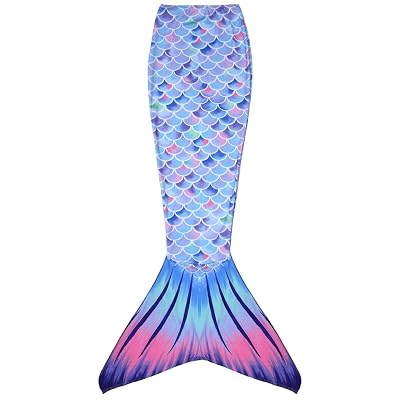 Play Tailor Mermaid Tail Swimmable Costume Swimsuit for Girls Swimming No Monofin