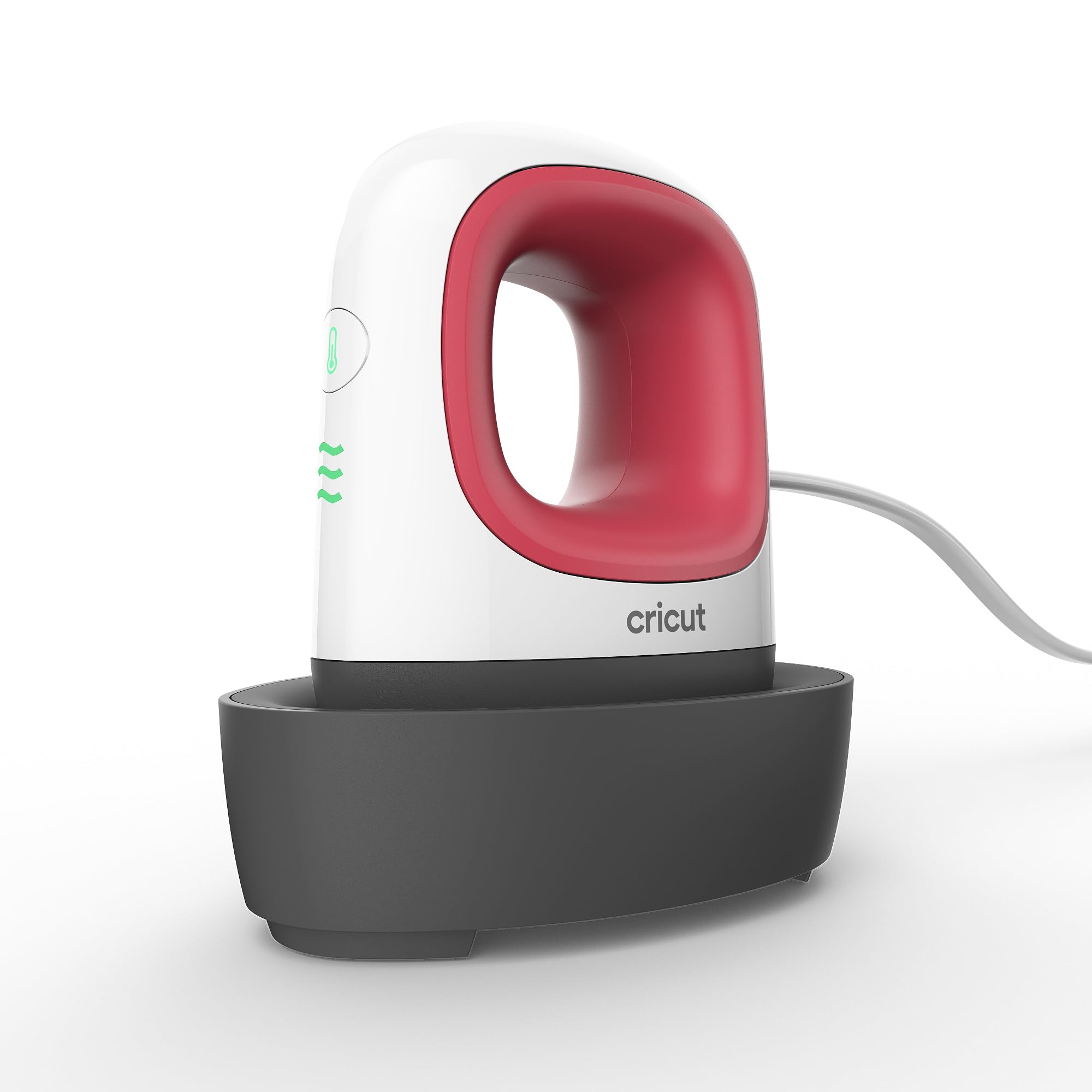 Photo 1 of **MISSING PARTS** Cricut EasyPress Mini Heat Press - For Pressing Small Objects Like Shoes, Stuffed Animals, Hats & More - 3 Heat Settings & Precision Tip - Ceramic-Coated Heat Plate - Compact & Lightweight - Raspberry