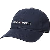 Tommy Hilfiger Mens Cotton Logo Adjustable Baseball Cap