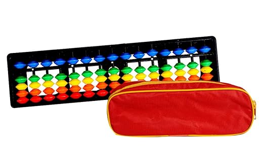 Aadithya Corp -15 Rod Multicolour with Pouch Abacus kit - Set of 1