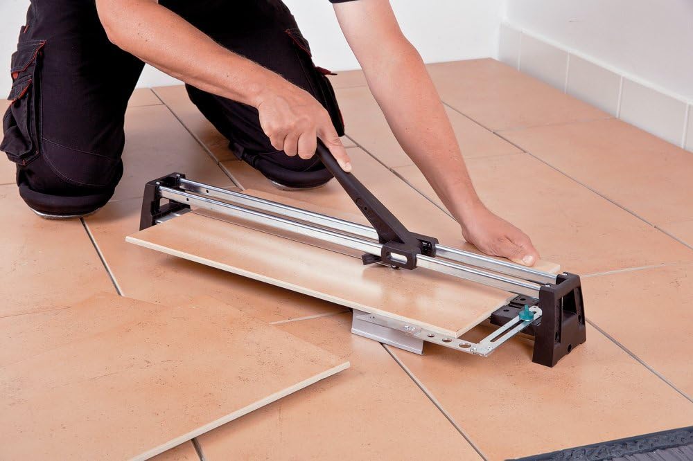 wolfcraft TC 600 Tile Cutter I 5558000 I The basic tile cutter, Schwarz, 240 x 780 x 240 mm - Image 3