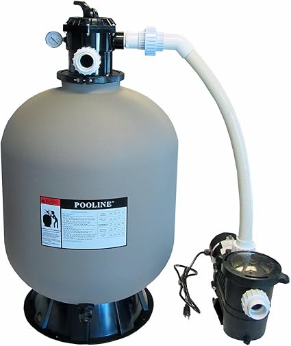 splapool pooline in ground piscina 24 sistema de filtro de arena con 2 velocidad 1 bomba hp