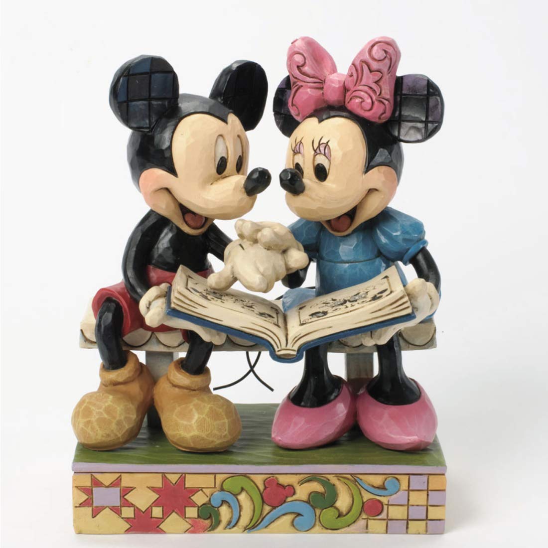 Disney Traditions Sharing Memories Mickey and Minnie 85th Anniversary Figure, Multi-Colour