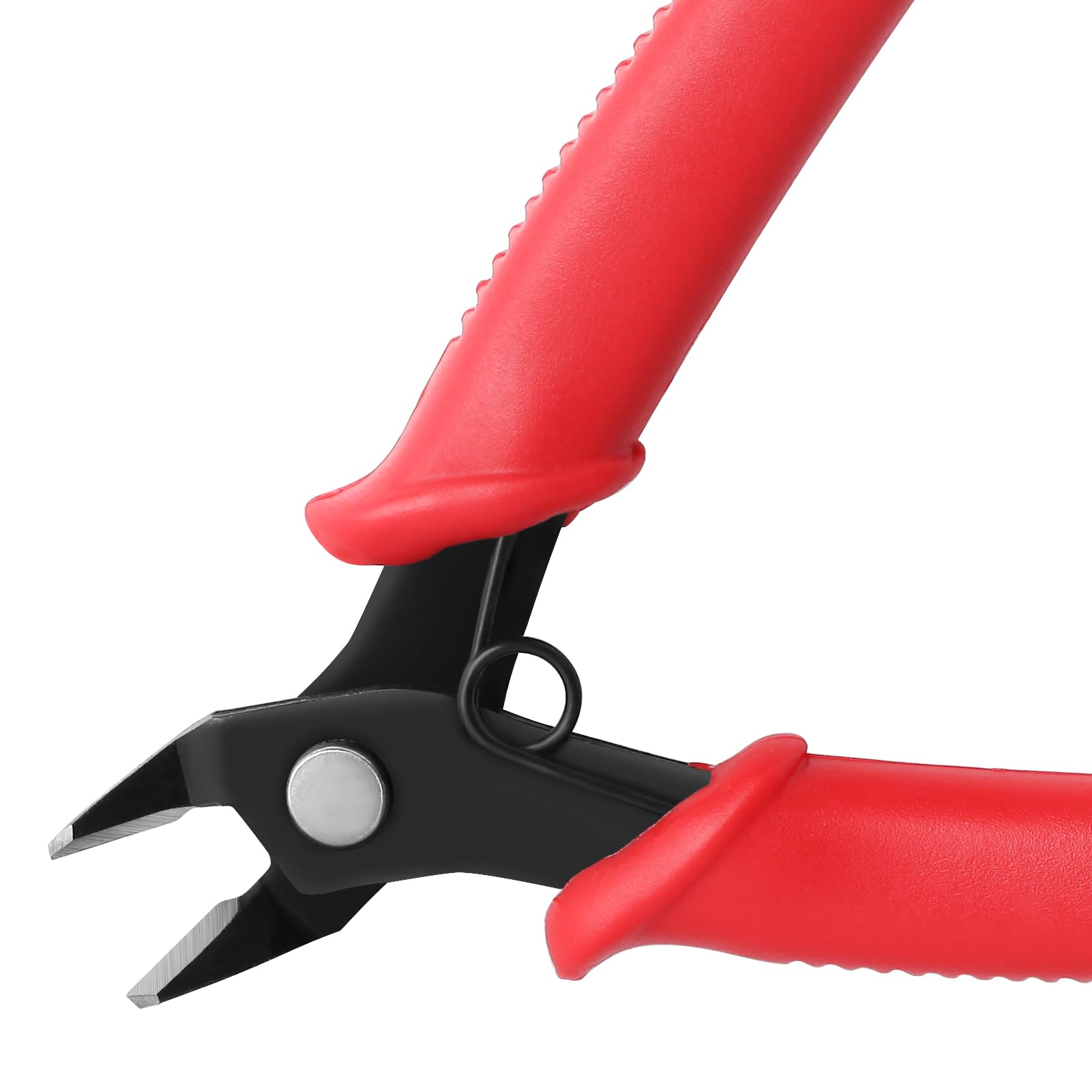 GOLD DEER 5-Inch Diagonal Cutting Pliers Precision Mini Flush Cutters Cutting Pliers Electronics Flush Cutter Micro Wire Cutter Small Side Cutter with Spring Jewelry Making Tool for Making Crafts