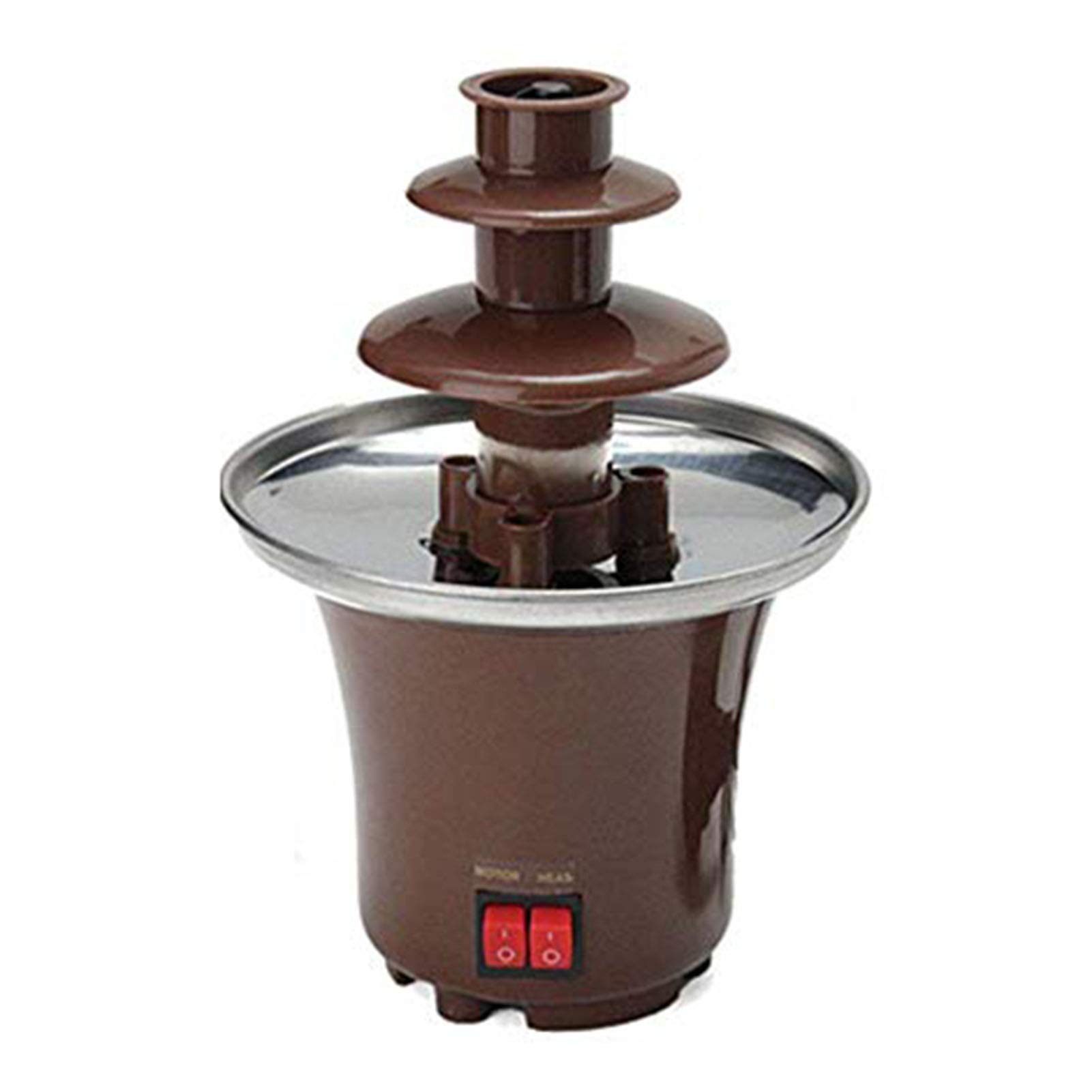ANGELA Mini Chocolate Fountain Machine, 3-Tier Fondue Fountain, Melting Machine Tower, Perfect Sauce