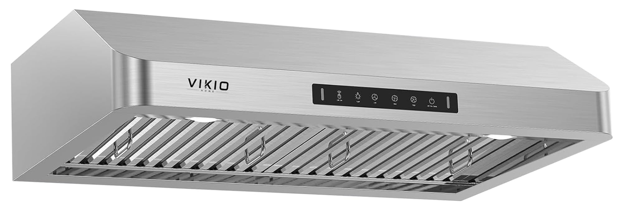 Photo 1 of (4/10/2026 ***MAJOR DAMAGE***) VIKIO HOME Range Hood 30 Inch Under Cabinet, Kitchen Hood with 980 CFM, 3-Speed Gesture Sensing & Touch Control Panel, Stainless Steel Vent 2 Pcs Baffle Filters with Handlebar