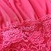 Lingerie Bodysuit for Women One Piece Lace Teddy Valentine's Day Lingerie (XX-Large, Rose Red.)