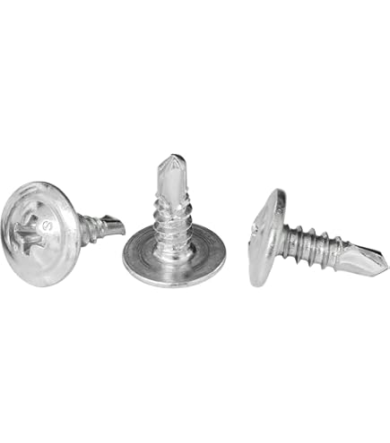 Lexar Industrial 1500ct #8 X 5/8" Phillips Mod Truss Self-Piercing Screws - Zinc, Sheet Metal