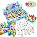 100 Pieces Assorted Stamps for Kids Self-ink Stamps (50 DIFFERENT Designs, Plastic Stamps, Emoji Stampers, Dinosaur Stampers, Zoo Safari Stampers) for Easter Egg Stuffers, Party Favor, Teacher Stamps primary