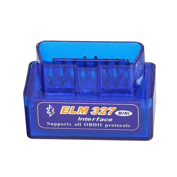 SODIAL(R) Super Mini OBD2 ELM327 Bluetooth Interface OBDII Scanner Adapter Torque Fuer Android