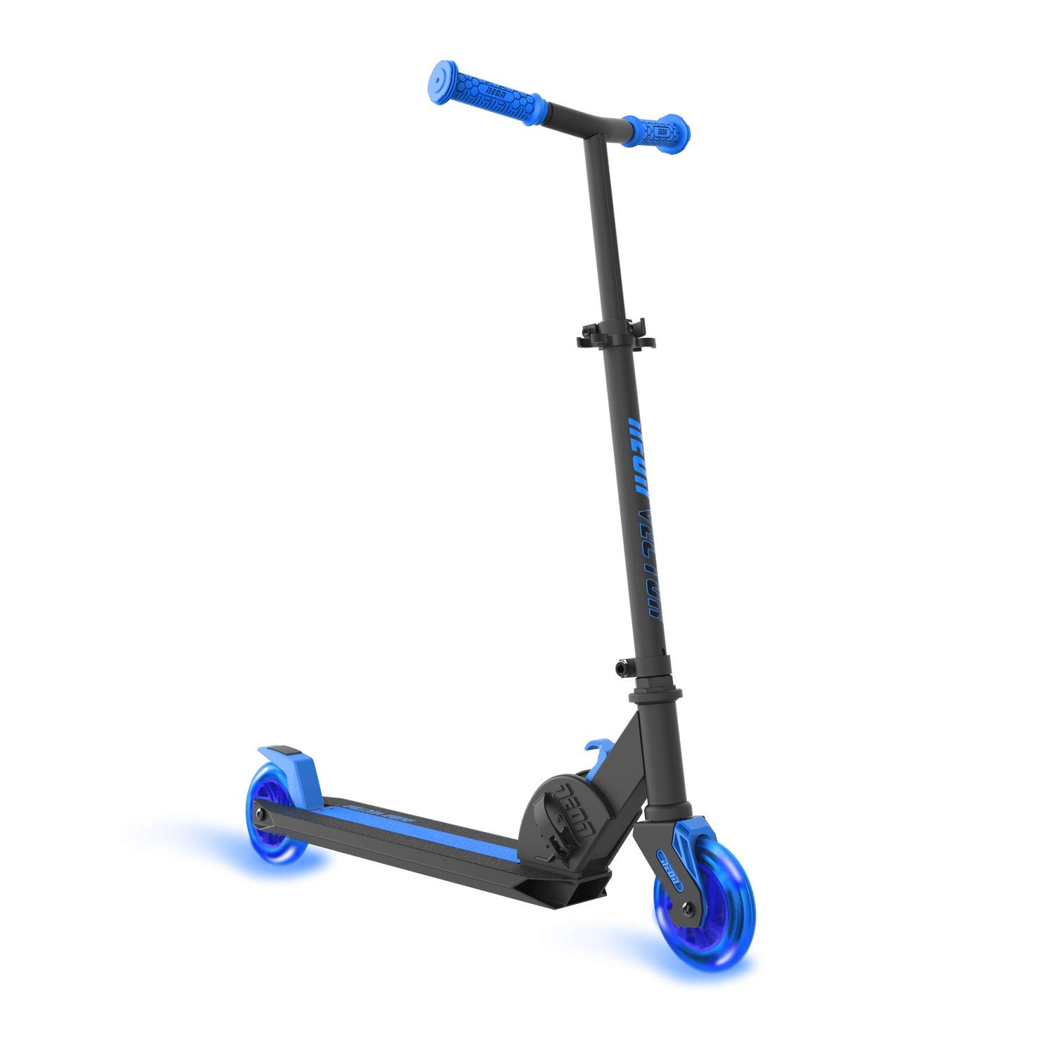 Neon Vector, LED Kids Scooter, One Size, Foldable Light Up