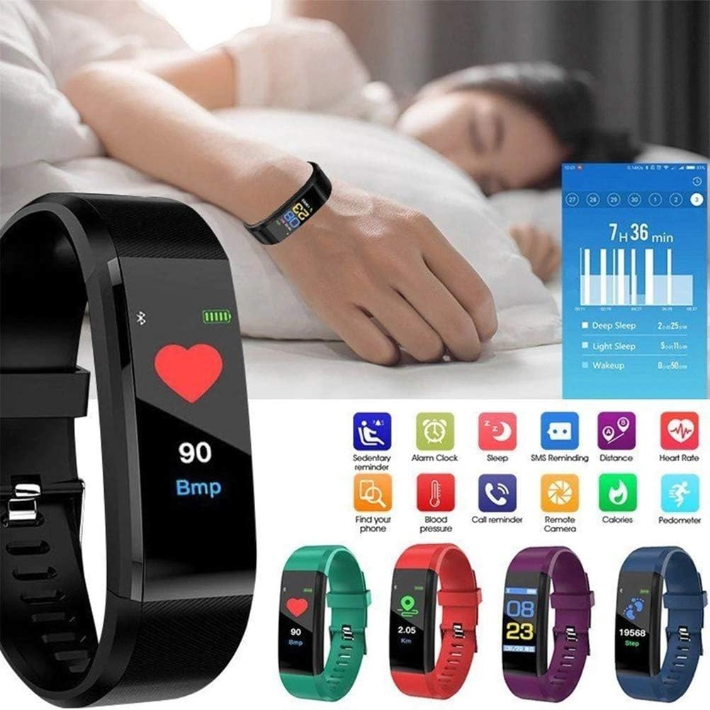 new color screen smart bracelet watch 115 plus