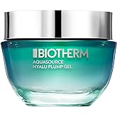 Biotherm Face Moisturiser with Hyaluronic Acid and Life Plankton, Aquasource Hyalu Plump Gel, Visibly Replenishes and Replump