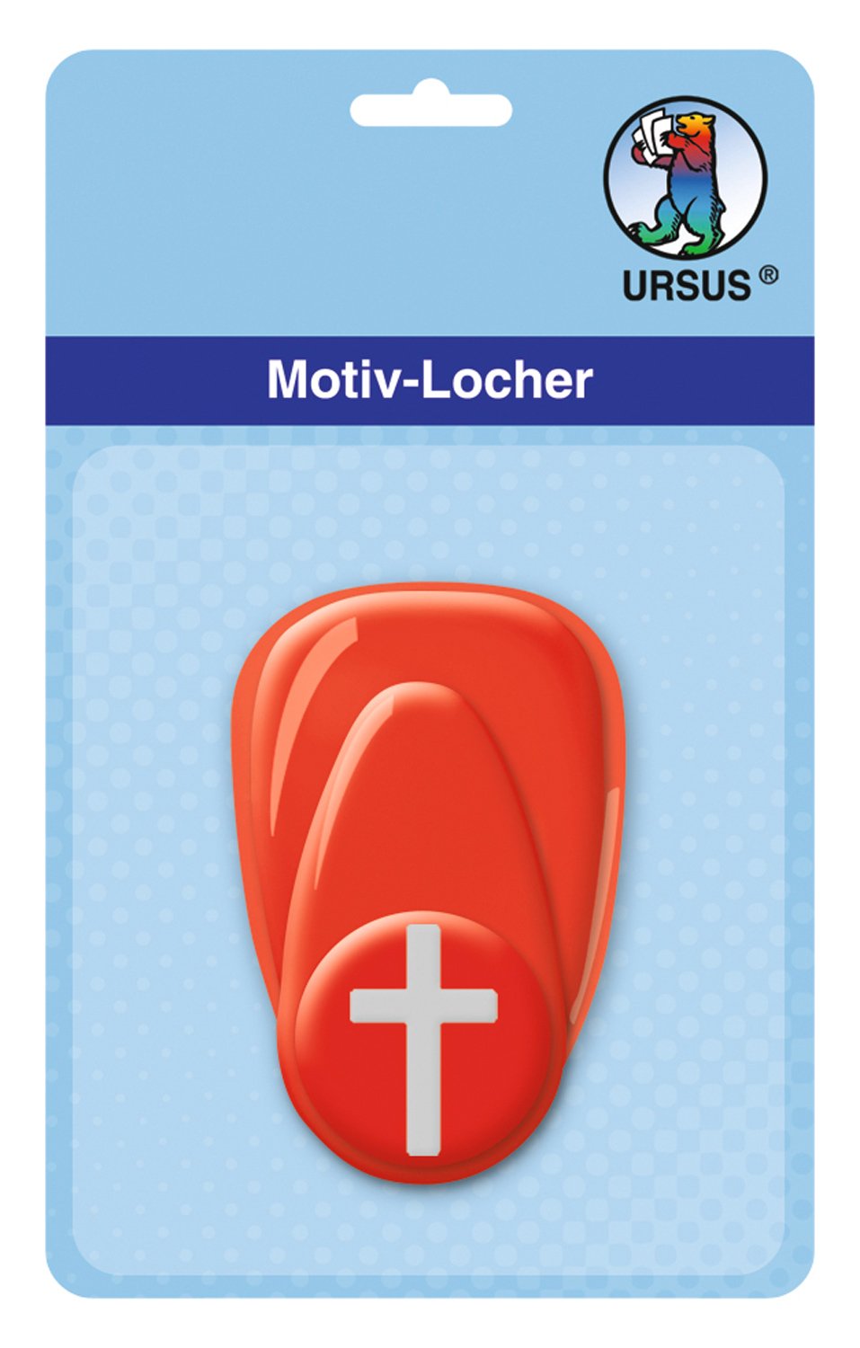 Ursus 1Motive Small Hole Punch 16 mm Red