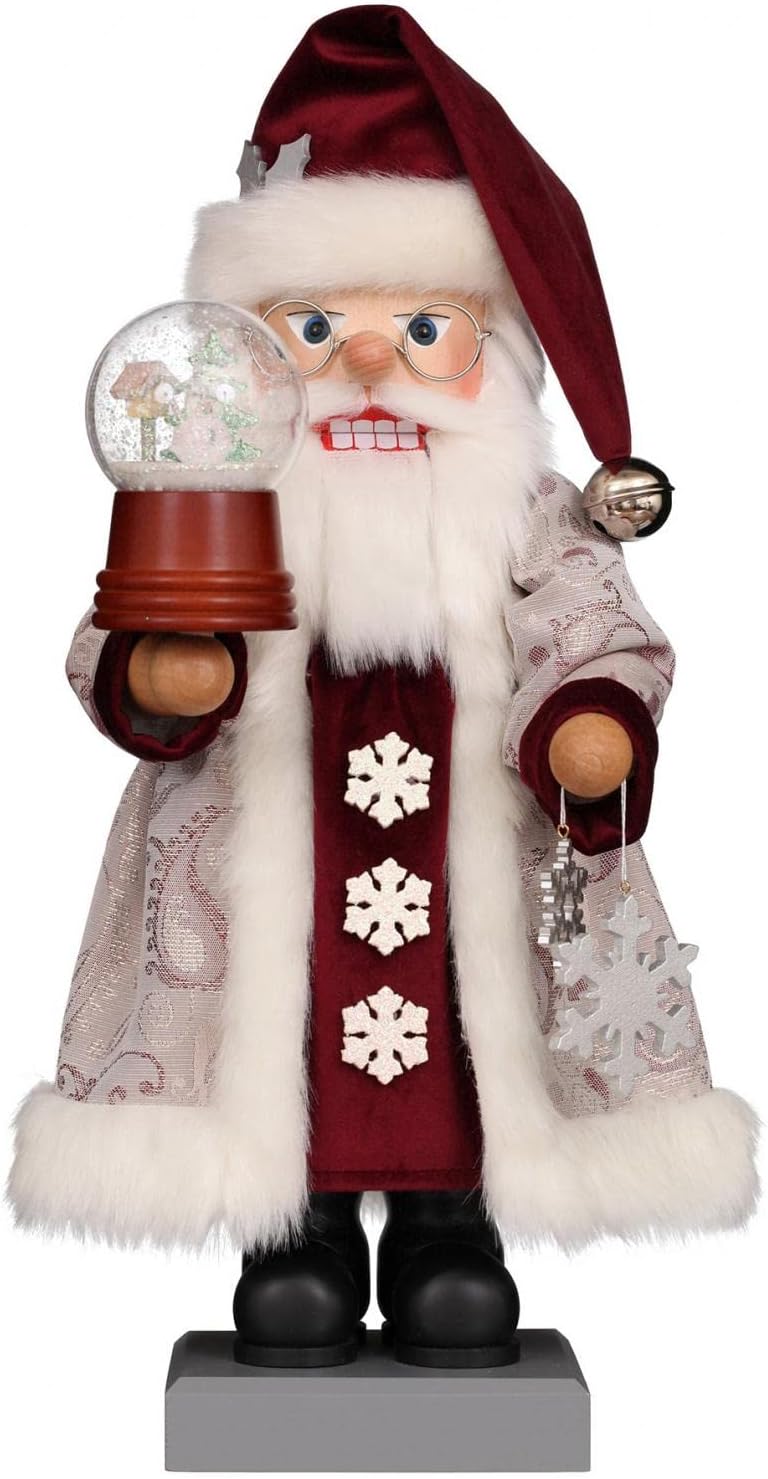 Nutcrackers - Christian Ulbricht Nutcracker - Santa Snow Globe - 47 cm / 18.5 inch