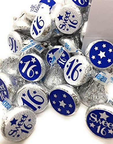 Sweet 16 Hershey's Kisses Stickers - (Set of 210)
