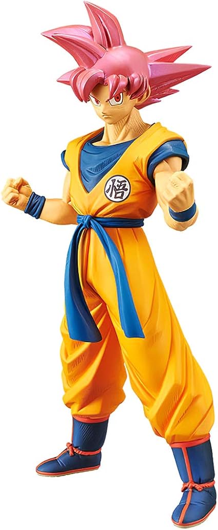 Amazon バンプレスト スーパーサイヤ人 神 孫悟空 8 7インチ ドラゴンボールスーパー ブロリーx サイオクバイユデン 像フィギュア ドラゴンボール公式トレーディングカード1枚 フィギュア ドール 通販