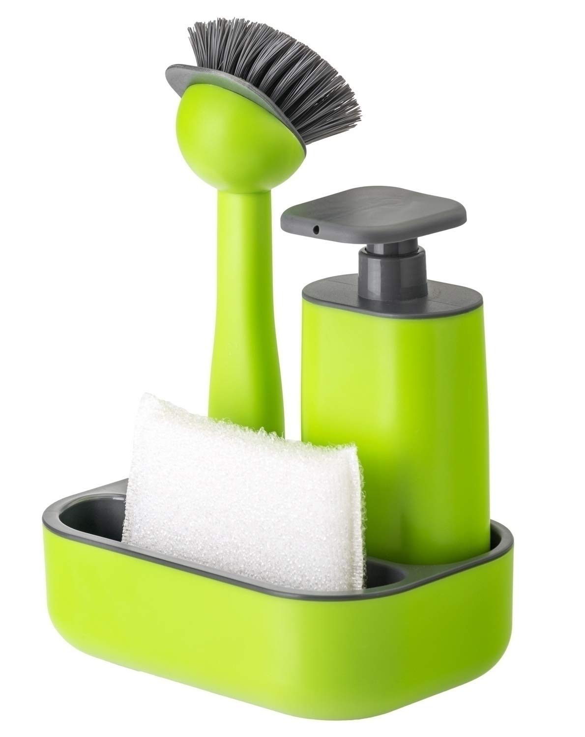 VIGAR Sink Set with Soap Dispenser, ABS, Green, 19 x 13 x 26.5 cm