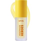 Handmade Heroes Turmeric Vitamin C Lip Gloss - 100% Natural Vegan Lip Treatment for Dry Dull Lips - Brightening for Dark Lips - Lightweight Moisturizing Nourishing