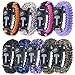 Paracord Planet Survival Youth Paracord Bracelets – Comes with Flint, Firestarter, Whistle, Compass & Knife/Scraper – Stay Safe Camping, Hiking, Fishing, in the Wilderness, & More