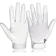 RIGWARL Football Gloves Men, Youth & Adult Football Gloves, Performance Enhancer Receiver Gloves with Super Tacky Grip for Ultimate Experience, Adult & Youth Sizes