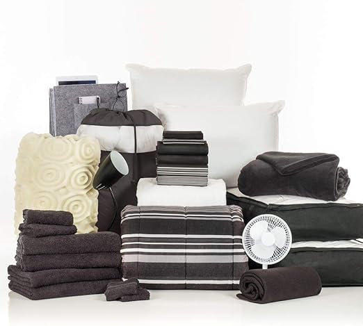 Amazon Com Ocm College Dorm Room Essentials 27 Piece Varsity