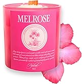 Nylrak Hydrating Body Oil Candle, Cherry, Vanilla & Rose Scent, 9 oz