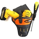 MELOTOUGH Left/Right Handed Belt Cordless Drill Holster for Tool Belt Drill Pouch Impact Driver Holster for Drill bits