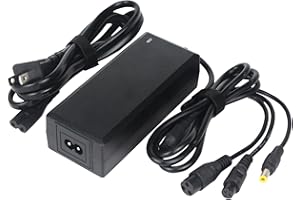 HUZUM 42V 2A Charger Whit 3 Plugs for 36V Li-ion Battery，3 in 1 Replacement Fast Charger for Jetson, Swagtron, Bird, Segway,Gotrax, Apex, Glider and Most 36V 10S Lithium Battery Device