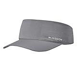 MISSION Cooling Visor, Charcoal - Unisex Fit for