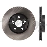 A6F039 OEM ADVICS Ultra-Premium Disc Brake Rotor - Compatible with Select Pontiac Vibe; Scion xD; Toyota Corolla, Matrix; Front; SINGLE