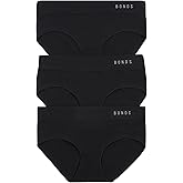 Bonds Women's Seamless Invisi Brief Underwear in Cotton-rich Blend For Women