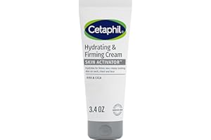 Cetaphil Skin Activator Hydrating & Firming Cream For Face, Neck & Chest 3.4 oz, Mandelic Acid (AHA) and Centella Asiatica (CICA) Cream, Hydrates and Firms Aging Skin, Anti-Aging Skincare