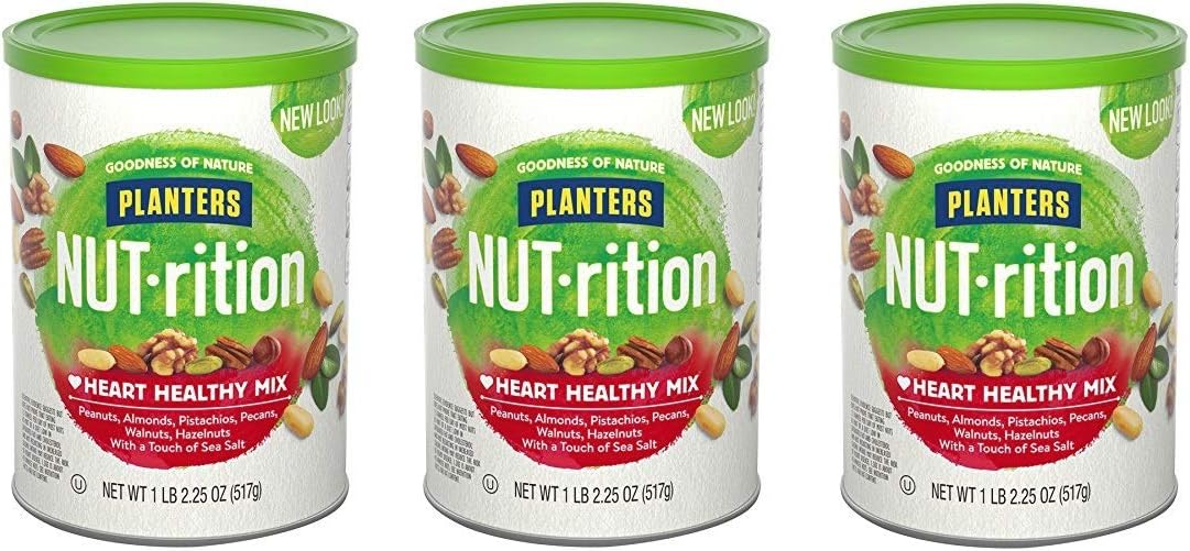 Planters Nutrition Heart Healthy Mix, 3 Tubs Kitchen & Dining