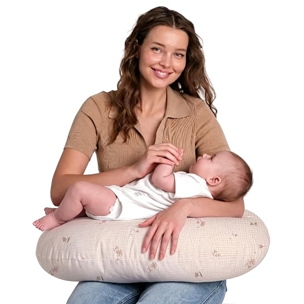 LITTLE GRAPE LAND MUSLIN NURSING PILLOW, SOFT 100%...
