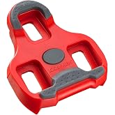Look Cycle - KEO Grip Cleat Cycling Cleats &ndash; Anti-Slip Surface - Minimum Weight, Compact Size - 9&deg; Angular Freedom - Color RED