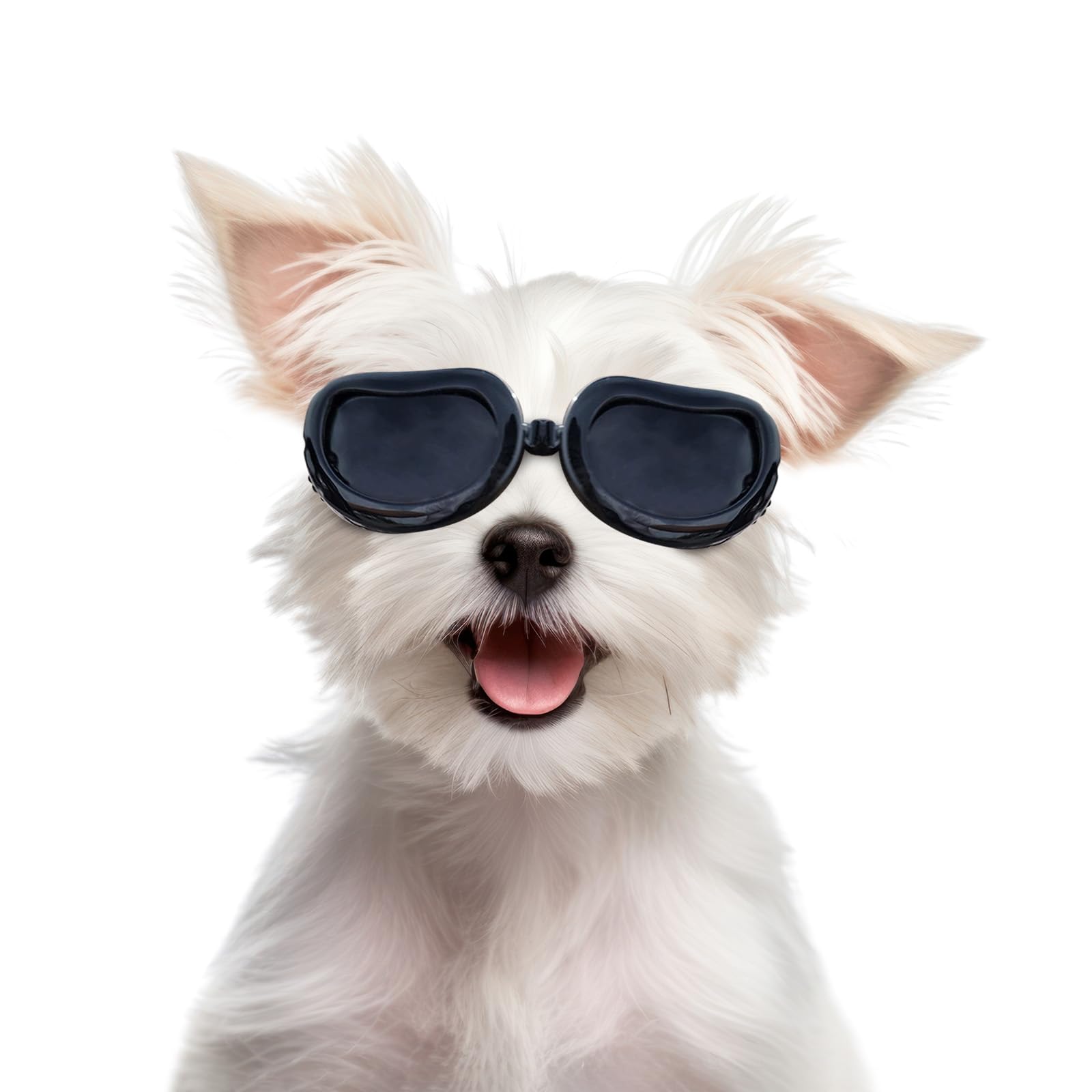 NAMSAN Pet Goggles Dog Sunglasses Waterproof Windproof Puppy Goggles Anti-Fog UV Protection Sun Glasses for Cat&Small Dogs