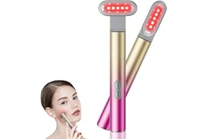 FOLOKE 7 in 1 Red-Light-Therapy，Red Light Therapy for Face Eye Skincare Equipment at Home，Red for Skincare & Blue Rejuvenation Tool