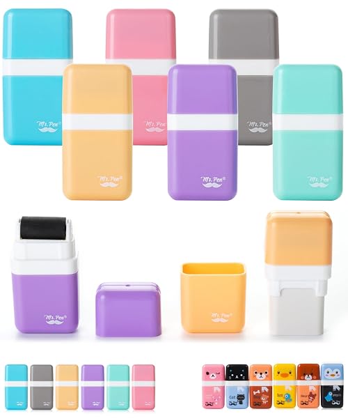 Mr. Pen- Pencil Erasers Set, 60 Pack Pencil Top Erasers, 6 Pencil Erasers, Latex-Free & No Smudge