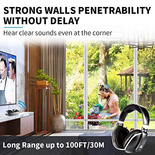 Artiste ADH300 Wireless TV Headphones - Image 7
