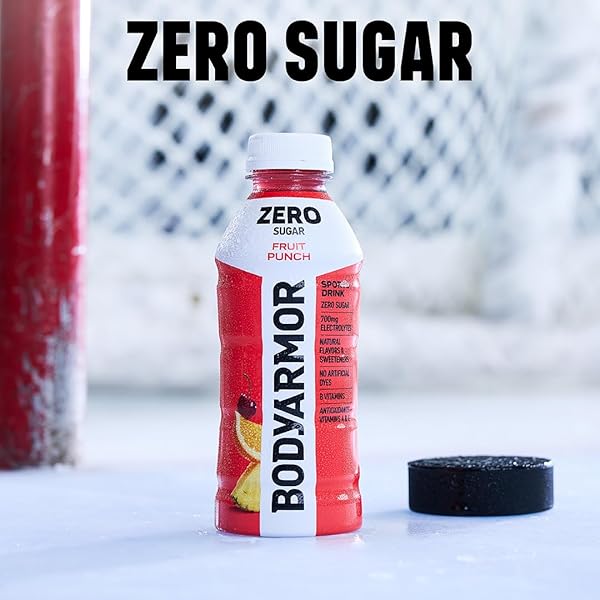 BODYARMOR ZERO SUGAR WATERMELON STRAWBERRY, SUGAR FREE SPORTS DRINK – LOW-CALORIE HYDRATION – NATURAL FLAVORS WITH POTASSIUM PACKED ELECTROLYTES, ANTIOXIDANTS, AND B-VITAMINS, 12 FL OZ (PACK OF 8)